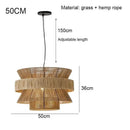Axyaa Retro Rope Ceiling Chandelier for Kitchen Table Lighting