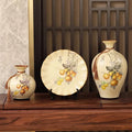 Axyaa Ceramic Vase Set for European Home Décor