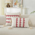 Axyaa Geometric Boho Cotton Cushion Cover for Home Decor