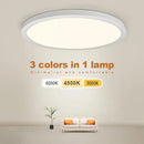 Axyaa Ultra Thin LED Ceiling Lamps for Bedroom & Living Room with Various Light Options