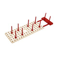 Axyaa Telescopic Dish Drying Rack: Adjustable, Space-Saving, Removable Drain Shelf