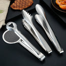 Axyaa Stainless Steel Food Tongs: Buffet BBQ Serving Clip for Home Kitchen