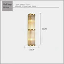 Axyaa Golden Crystal LED Chandelier Luxe Round Pendant Light for Home