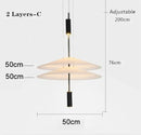Axyaa UFO LED Pendant Lights - Modern Saucer Hanging Lamp for Home Decor