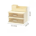 Axyaa Makeup Storage Box with Transparent Drawers for Cosmetics Organization