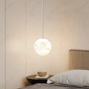 Axyaa Astronaut LED Chandelier: Modern Cream Moonlight Ambiance for Living Room & Bedroom