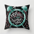 Axyaa Coffee Burger Wine Pie Juice Cushion Cover 45x45cm