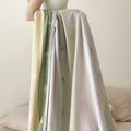 Axyaa Brand Color-Woven Jacquard Tencel Cotton Summer Cooling Blanket
