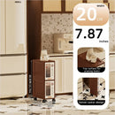 Axyaa Vintage Slim Storage Cart with Drawers for Kitchen/Bathroom/Living Room
