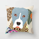 Axyaa Cute Animal Print Polyester Pillowcase for Bedroom Living Room 45x45cm