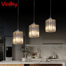 Modern Nordic Crystal Pendant Chandelier by Axyaa for Dining & Living Room Lighting