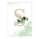 Axyaa Jungle Animals Custom Name Wall Art Poster Canvas Painting Nursery Decor