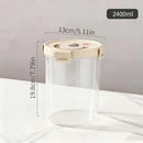 Axyaa Pasta Storage Box Moisture-Proof Sealed Spaghetti Container Kitchen Organizer