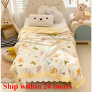 Axyaa Kids' Modal Ice Silk Cartoon Summer Quilt