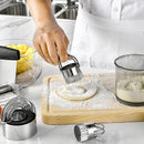 Axyaa Stainless Steel Cake Mould Set with Biscuit Cutters and Embossing Moulds