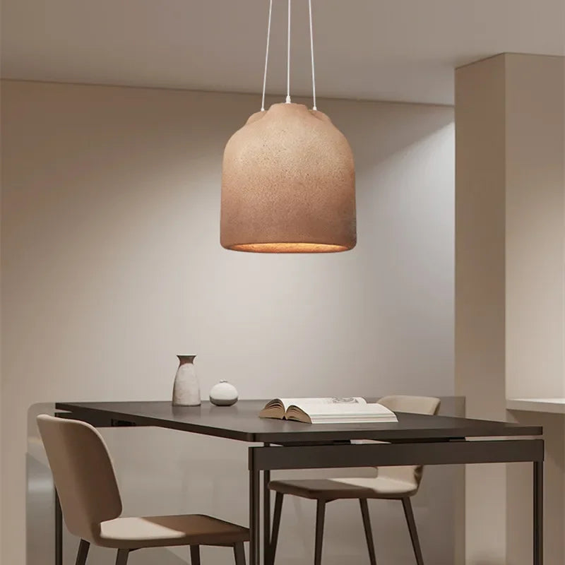 Axyaa Wabi Sabi LED Chandelier Coffee Pendant Light - Personality for Dining Room