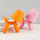 Axyaa LED Dog Lamp: Rechargeable Tricolored Touch Animal Light for Home, Children's Gift