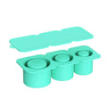 Axyaa Silicone Ice Cube Mold with Lid, Non-Stick and Easy Demoulding for Soft Ice Cubes