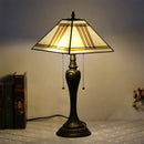 Axyaa Glass Art LED Table Lamp for Home Living Room Bedroom