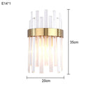 Axyaa Crystal Wall Lamp: Elegant Lighting for Living Room, Bedroom, and More