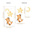 Axyaa Animal Wall Stickers for Kids Room - Creative Sheep Decal in Waterproof Vinyl