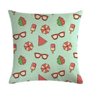 Nordic Cartoon Animal Print Linen Pillowcase for Axyaa Brand