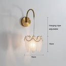 Axyaa Crystal LED Luxury Wall Lamp: Modern, Minimalist & Nordic Indoor Lighting