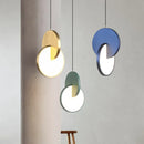 Axyaa Geometric LED Pendant Lamp - Modern Minimalist Design for Home Decor