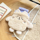 Axyaa Plush Hot Water Bottle Hand Warmer Belly Foot Period Pain Relief