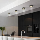 Axyaa Retro Copper LED Ceiling Downlights 6W/8W/10W - Surface Mounted Spot Lighting