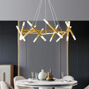 Axyaa Iron Chandelier for Living Room Dining Bedroom Loft Pendant Lighting Lusters