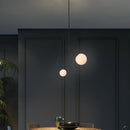 Axyaa Modern Glass Ball Pendant Light for Dining Room Bedroom Study Bar Coffee Decor