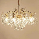 Axyaa Luxury Crystal Chandelier Pendant Lamp for Elegant Living Spaces