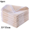 Axyaa Ultra Soft Microfiber Kitchen Dishcloth - Absorbent & Thick Magic Cleaning Towel