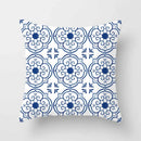Axyaa Blue Mandala Pattern Pillow Case 45*45cm