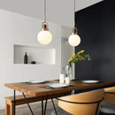 Axyaa Arc Globe Pendant Light Scandinavian style glass ball lamp for home decor
