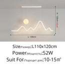 Axyaa Modern White LED Ceiling Chandelier for Home Interior Lighting Décor