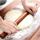 Axyaa Solid Wood Rolling Pin for Baking Dough and Dumplings
