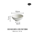 Axyaa Black & White Ceramic Tableware Set - Plates, Bowls, Japanese Luxury Dining Collection