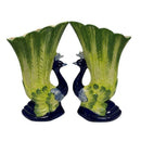 Axyaa Hand-Drawn Peacock Tiki Cocktail Cup - Large Capacity Hawaiian Ceramic Glass