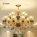 Axyaa Luxury Crystals Ceiling Chandelier for Elegant Interior Decor