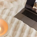 Axyaa Luxury Tuscan Fur Winter Blanket - Super Comfortable & High-end Warmth