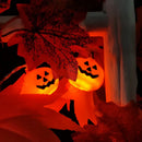 Axyaa Autumn Maple Leaf and Pumpkin Lantern Light String for Halloween Decor
