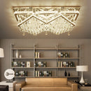 Axyaa Luxury Crystal Ceiling Light with Remote Control