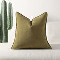 Axyaa Chenille Pillowcase Cojines Herringbone Throw Pillow Cover 50x50