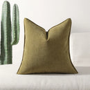 Axyaa Chenille Pillowcase Cojines Herringbone Throw Pillow Cover 50x50