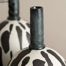 Modern Ink Wash Ceramic Vase for Stylish Home Decor by Axyaa