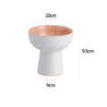 Axyaa Ceramic High Foot Dessert Bowl for Molecular Cuisine Stylish Hotel Tableware