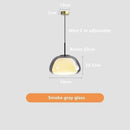 Axyaa Nordic Glass Chandelier Pendant Light Double Layer E27 Restaurant Kitchen Lighting