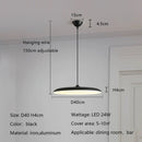 Axyaa Nordic LED Chandelier Macaron Saucer Bar Pendant Light for Living Bedroom